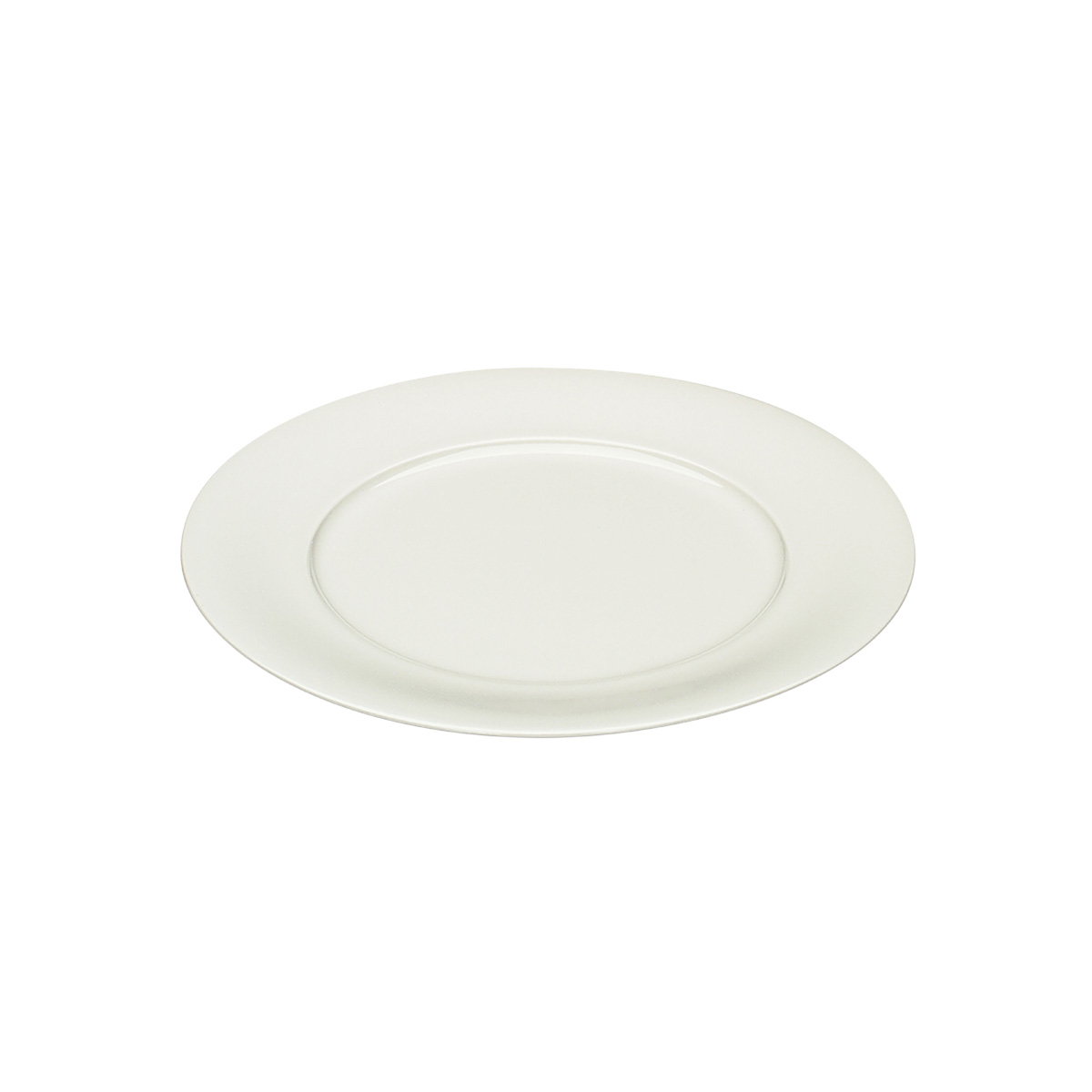 Schönwald, Delight - Teller flach Fahne, bonewhite, uni, 23 cm