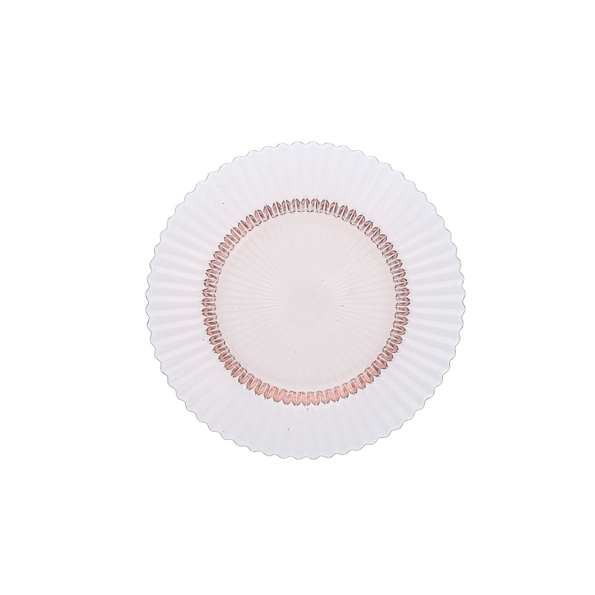 Glasteller flach 21,5 cm : Archie pink, D: 215 mm, H: 21 mm