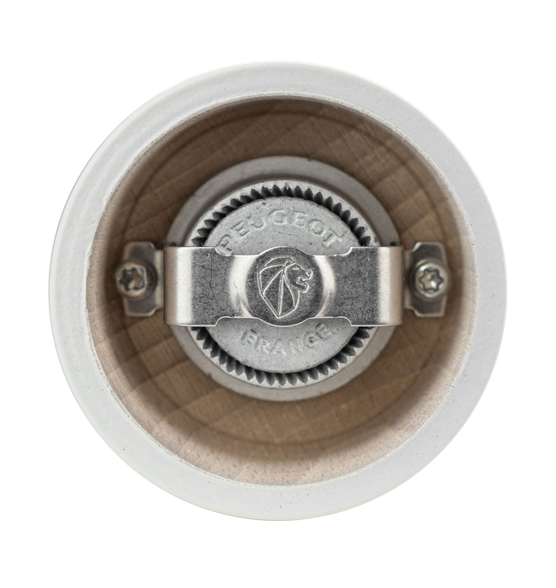 Peugeot : Bistrorama - Pfeffermühle, manuelle Holz-Mühle, Größe: 10 cm, Farbe: perlgrau