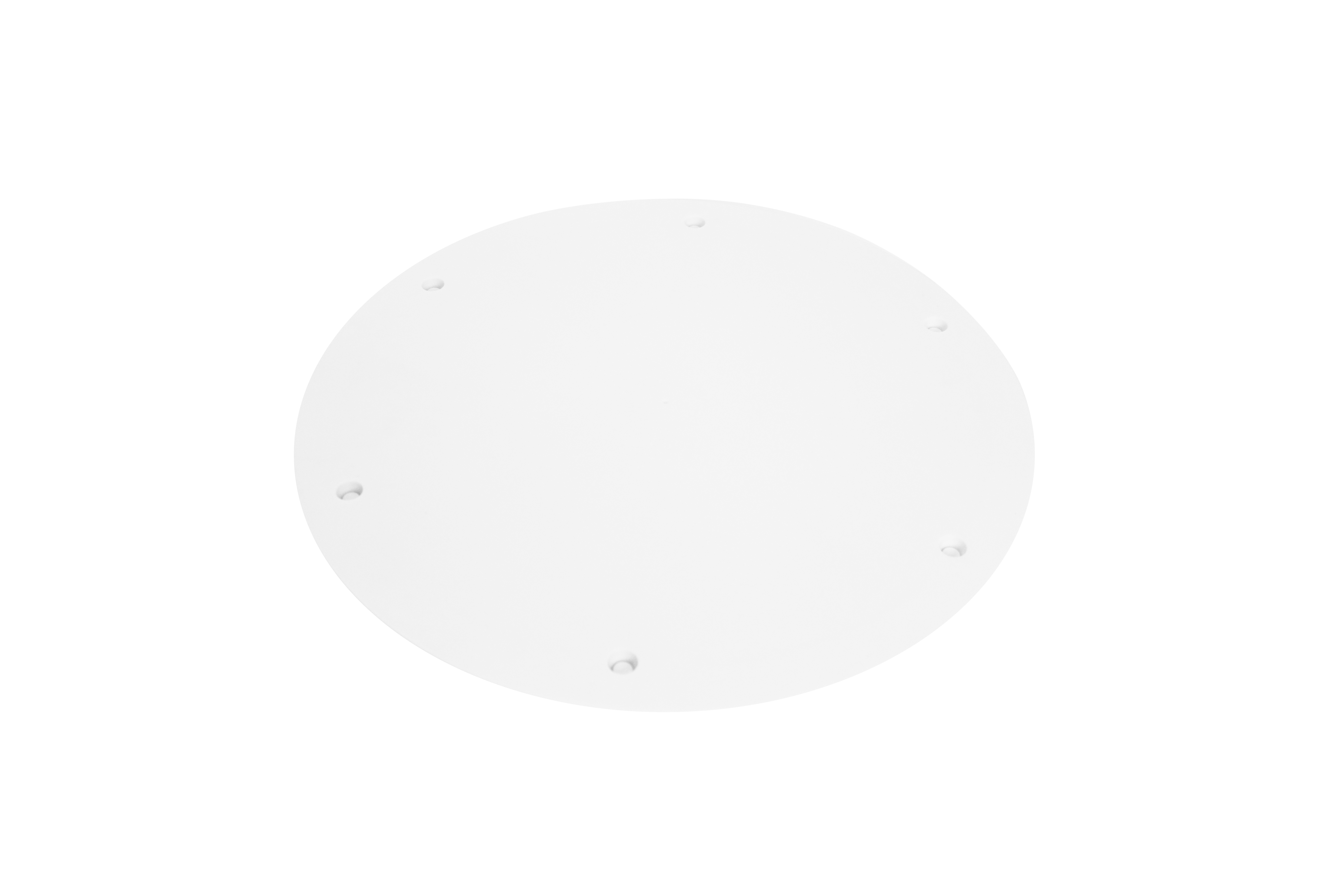 Tortenständer-Scheibe, Kunststoff, weiss, D: 450 mm