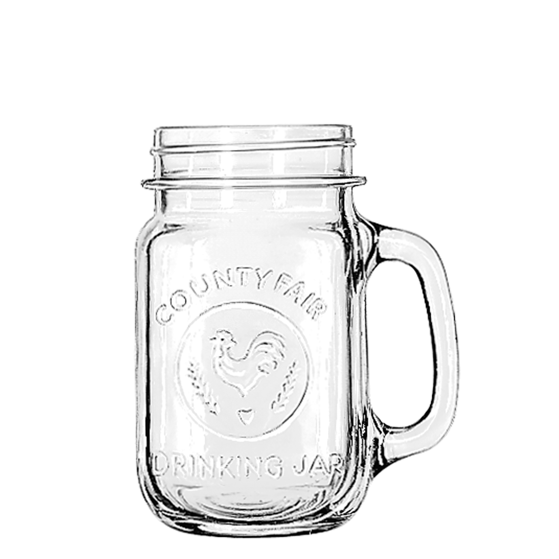 Libbey, Drinking Jar - Bockbecher m. Hkl. 48,8 cl, Inhalt: 488 ml, D: 9 cm, H: 13,5 cm