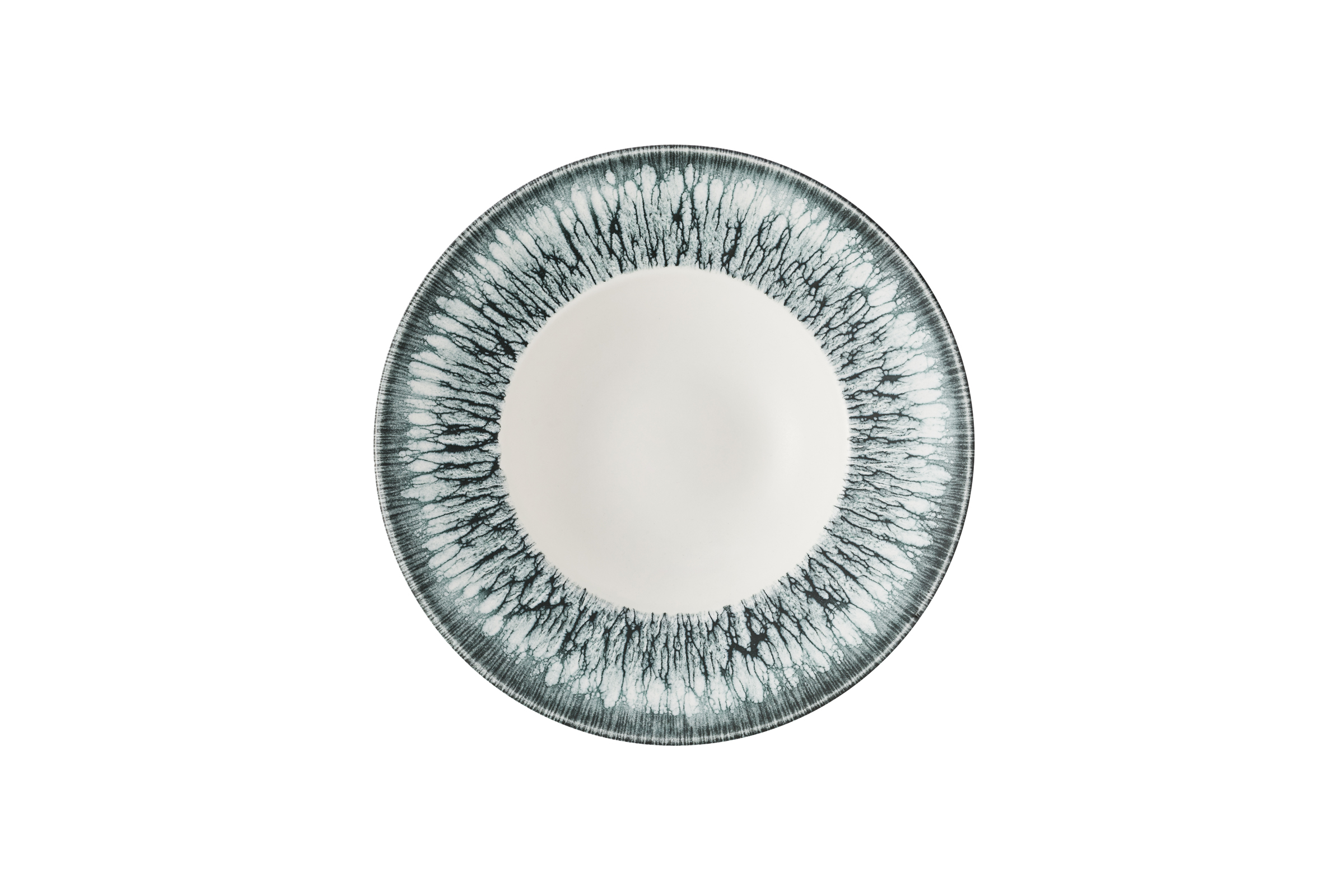 Churchill, Inked Lumé : Midnight Blue - Teller tief breite Fahne, 24 cm/ 0,28 ltr.