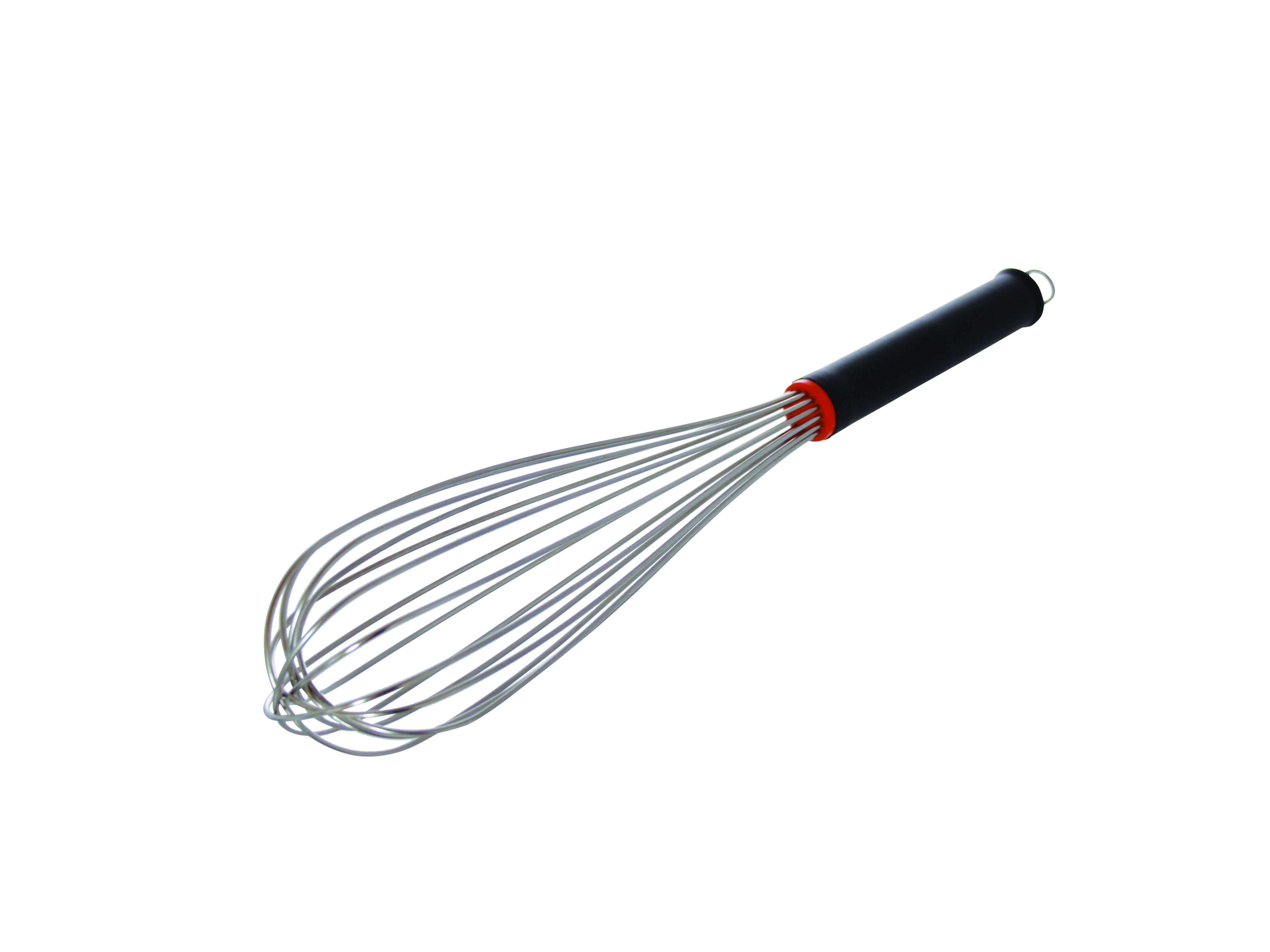 Rührbesen 16 Drähte Edelstahl, 350 mm, Griff Nylon PP schwarz