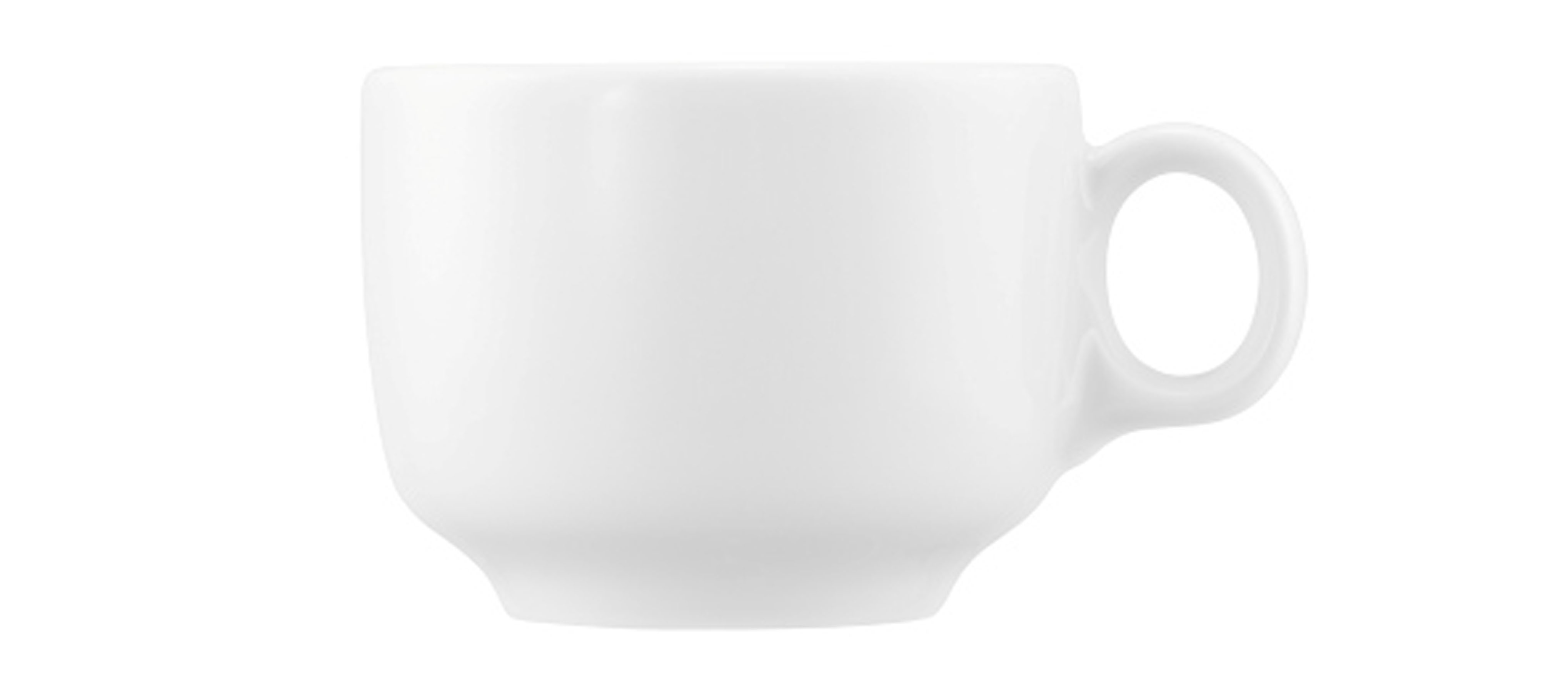 Seltmann Weiden, Sento - Espresso-Obere m. Hkl., weiss, uni, 0,08 ltr.