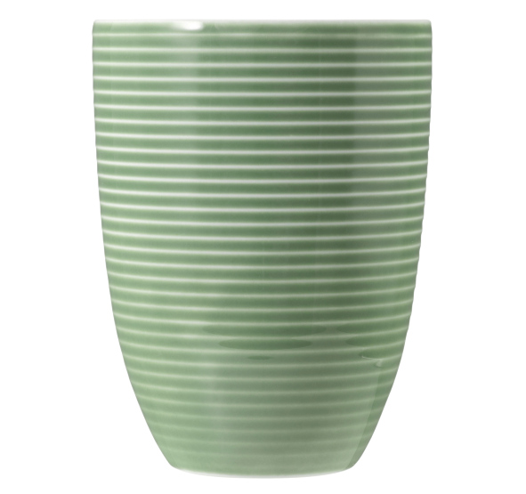 Seltmann Weiden, Beat : Salbeigrün - Becher m. Hkl. u. Relief, 0,35 ltr.