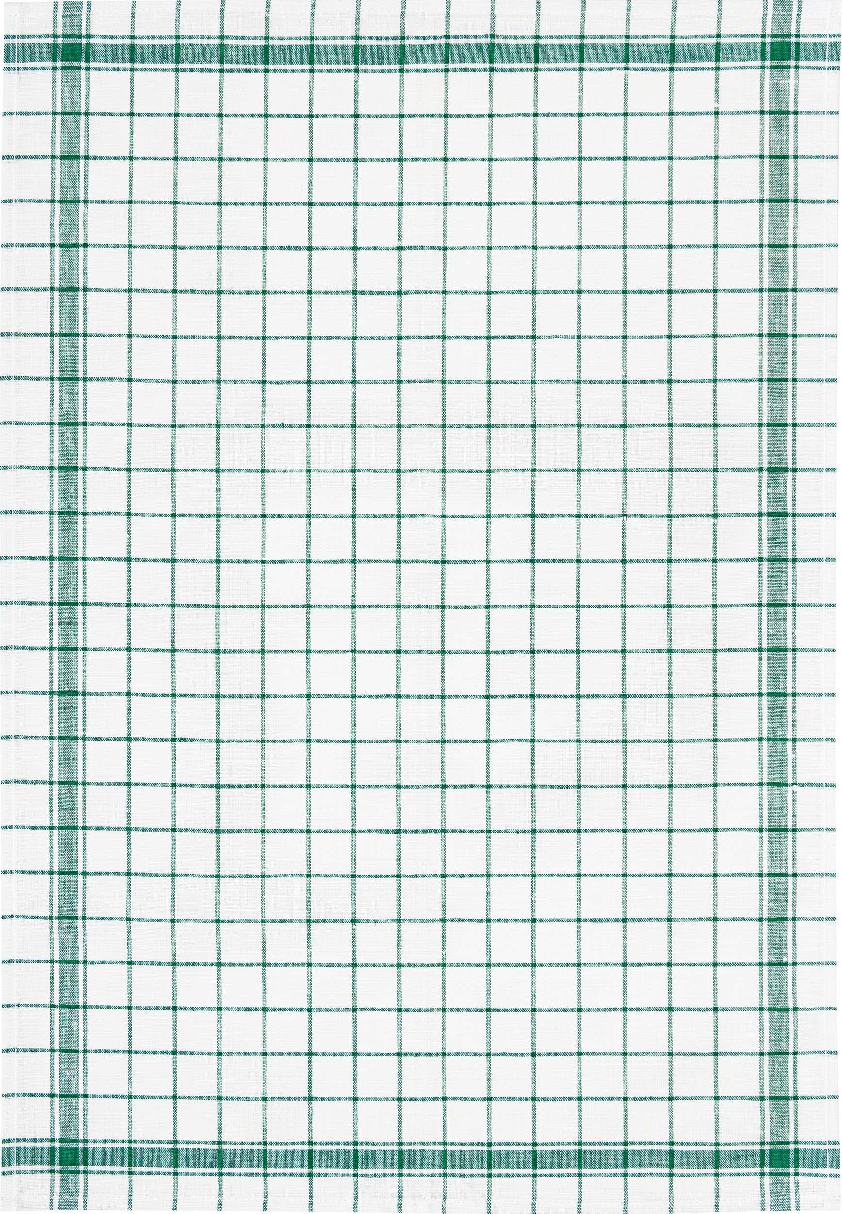 Gläsertuch - Halbleinen Karo 50 x 70 cm