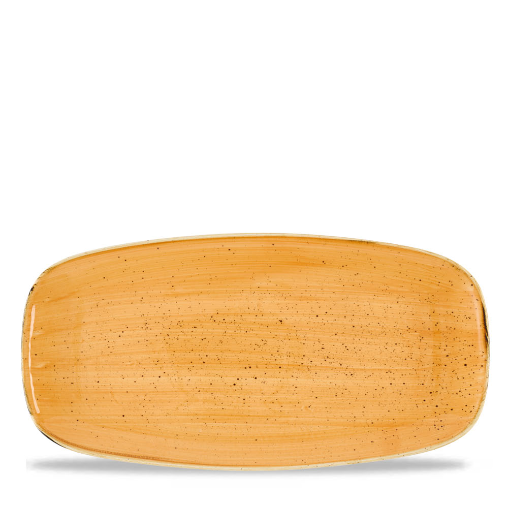 Churchill, Stonecast : Tangerine - Chefs Platte rechteckig, 29,8 x 15,3 cm