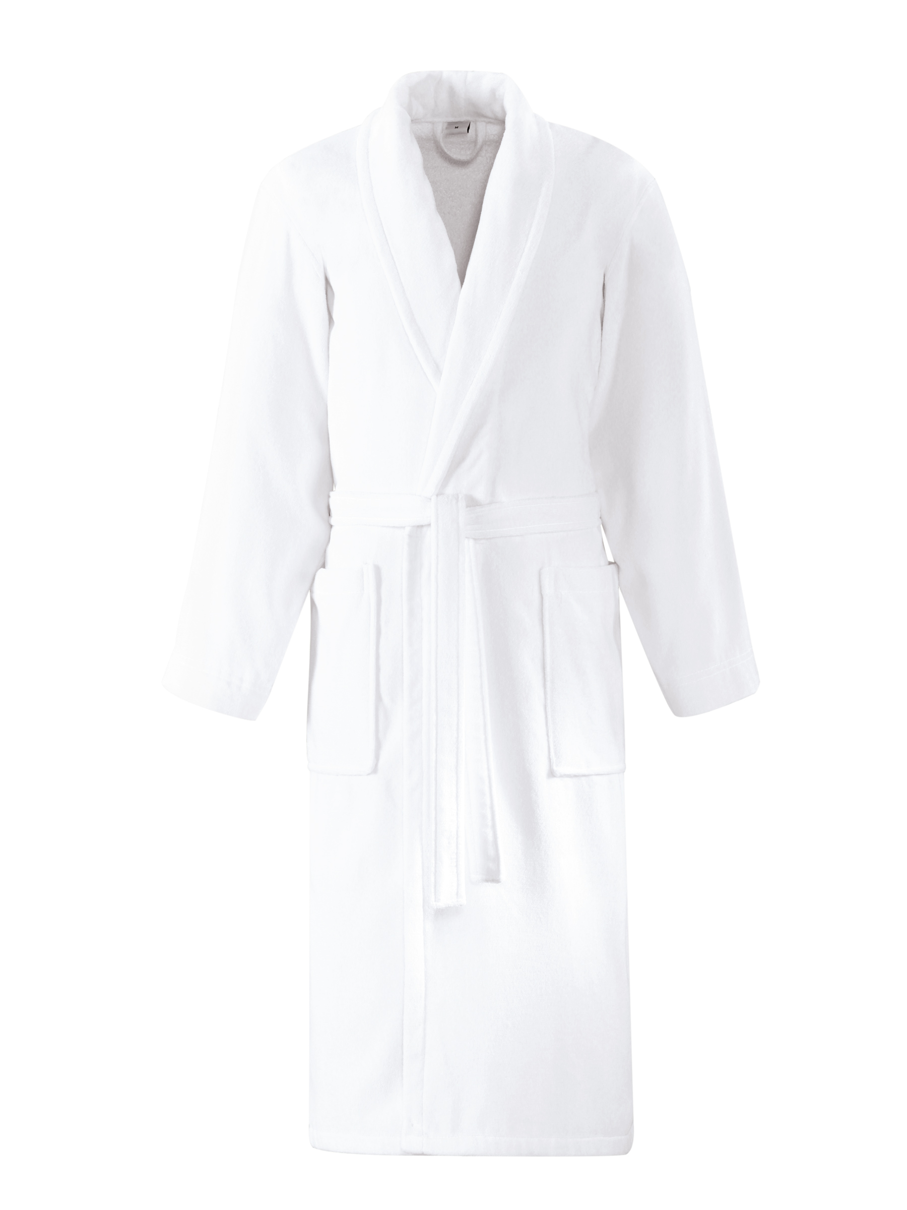 Velours - Schalkragen - Bademantel, 390 g/ m²