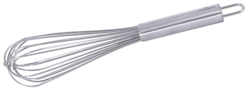 Rührbesen, 16 Drähte, Edelstahl, L: 33 cm, D: 2,4 mm, Stiel: 13 cm