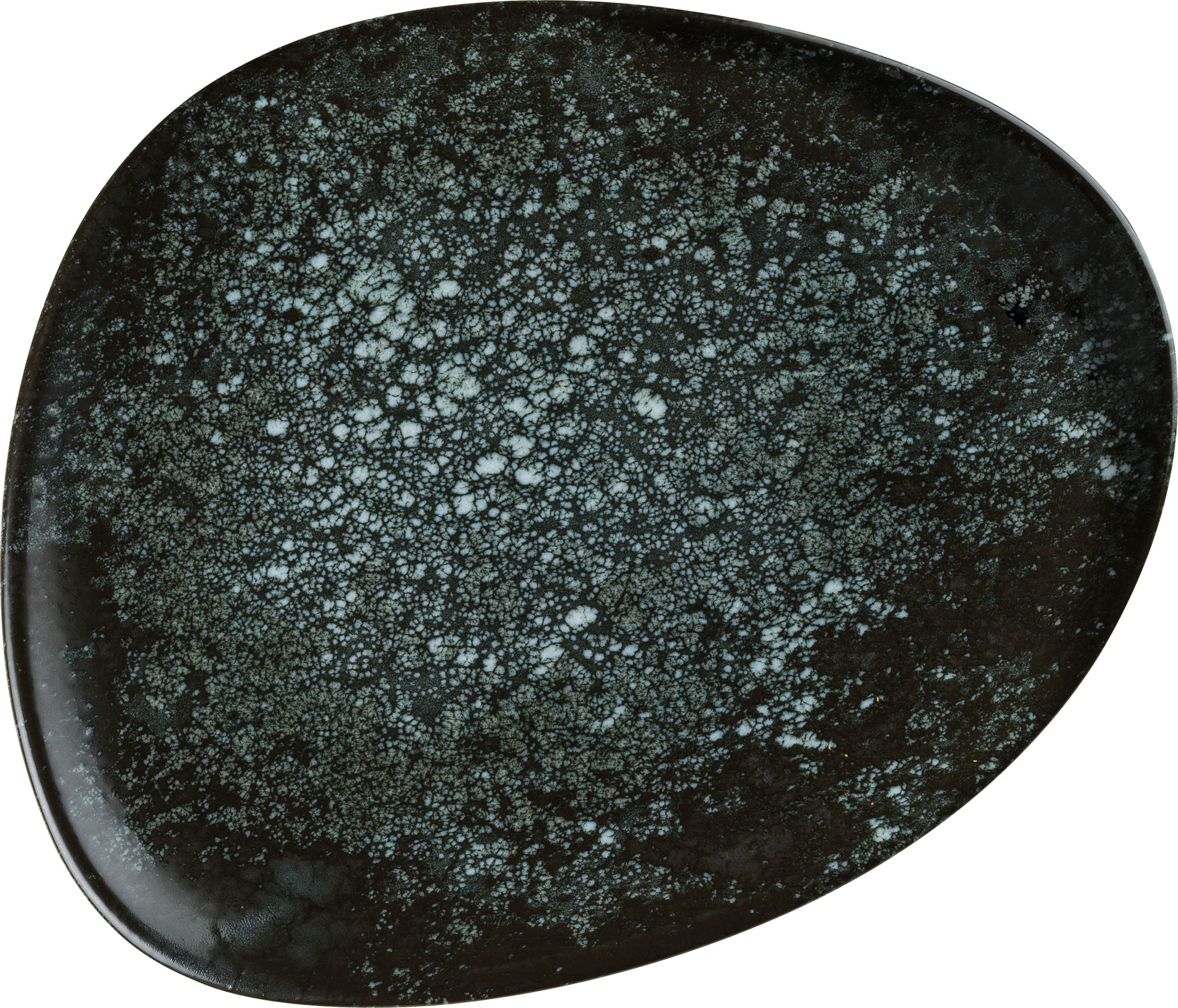 Cosmos, Black : Vago Teller flach asymmetrisch, 33 x 27,5 cm