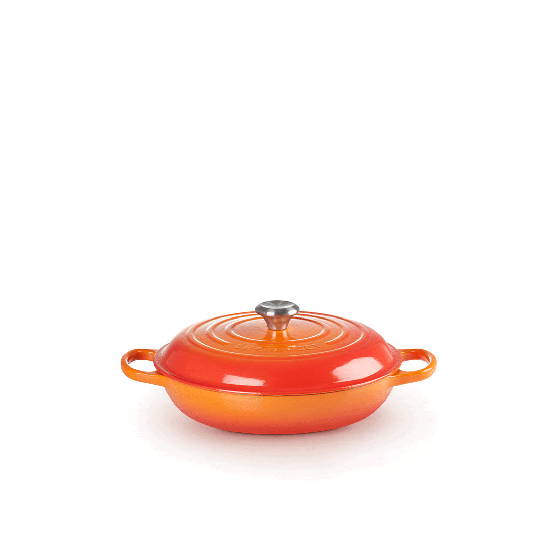 Le Creuset, Gusseisen - Gourmet-Profitopf Signature, 30 cm/ 3,5 ltr., Fb. Ofenrot