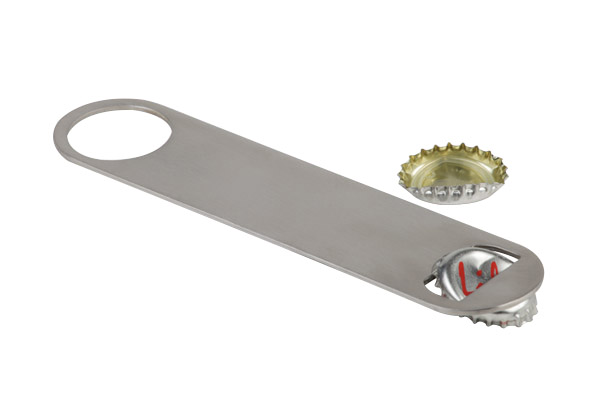 Kellner - Flaschenöffner magnetisch, Edelstahl, 18 x 4 cm, Farbe: matt poliert