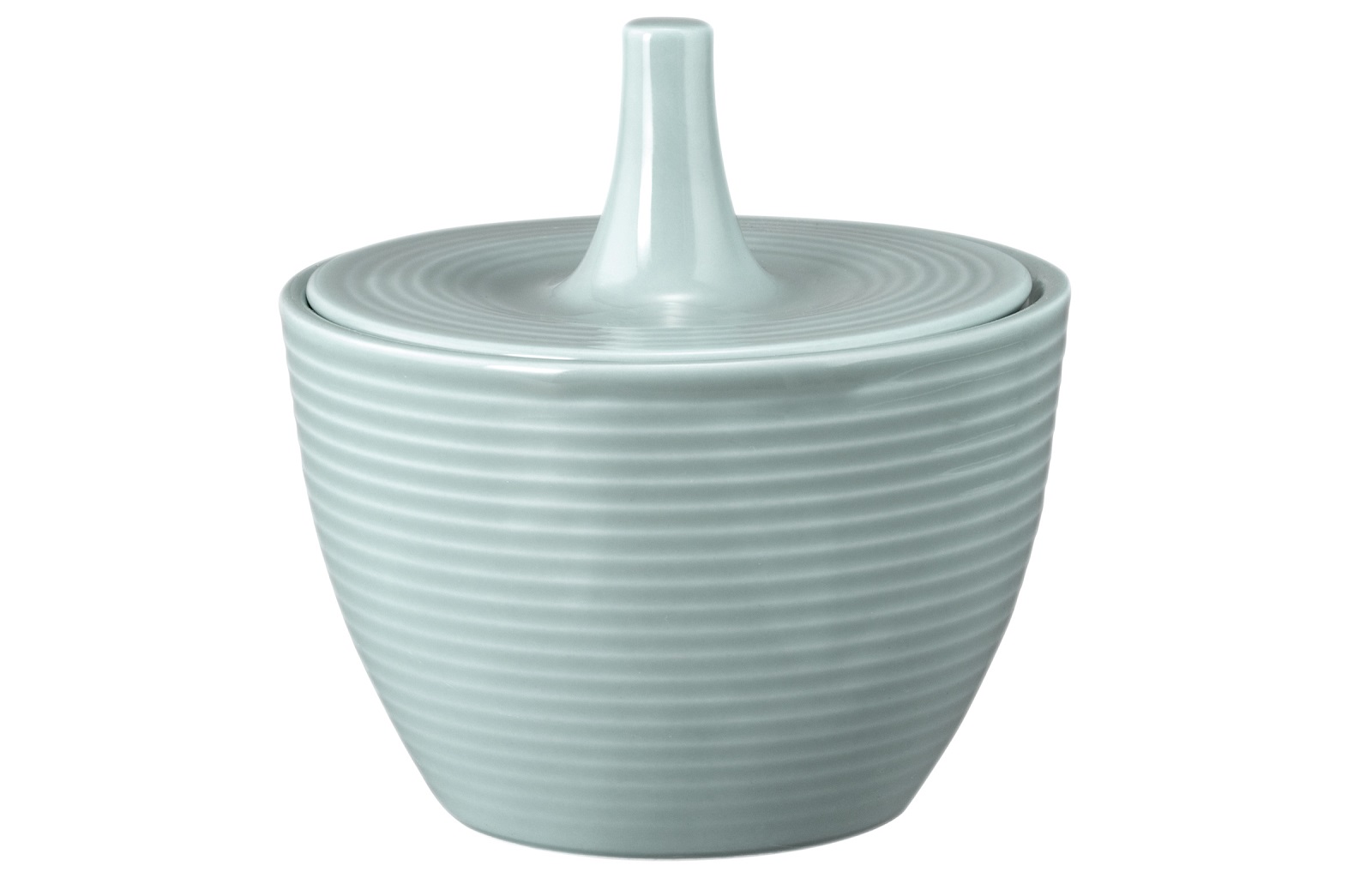 Seltmann Weiden, Beat : Arktisblau - Zuckerdose mit Relief, 0,27 ltr.