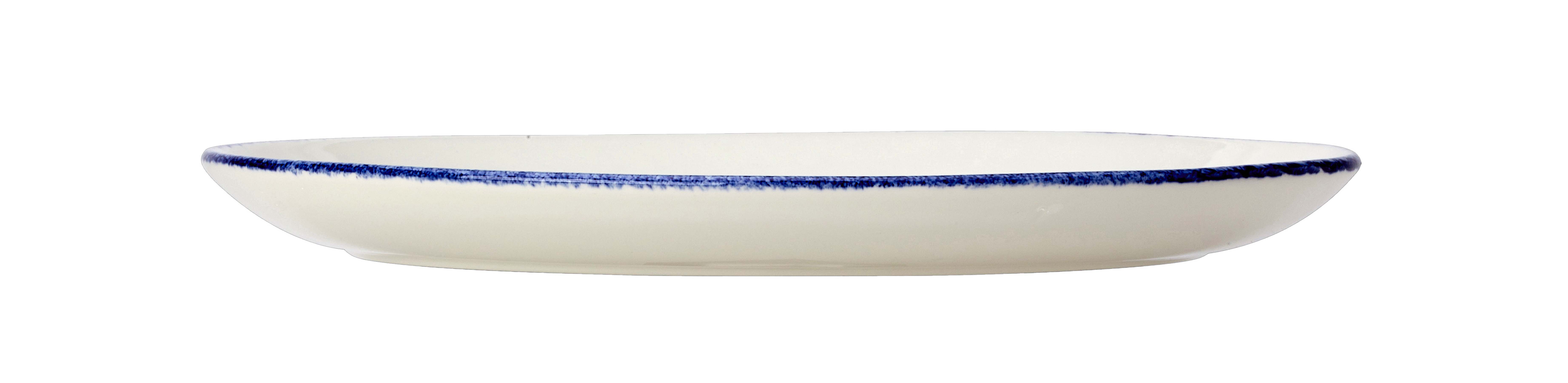 Steelite, Dapple : Blue 1710 - Teller oval Coup, 28 cm