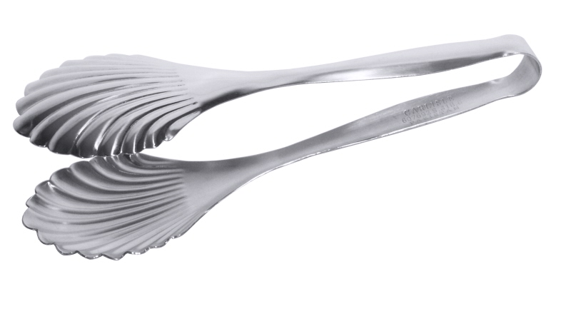 Brotzange, fugenlos, Edelstahl, 5 x 8 cm, L: 25 cm