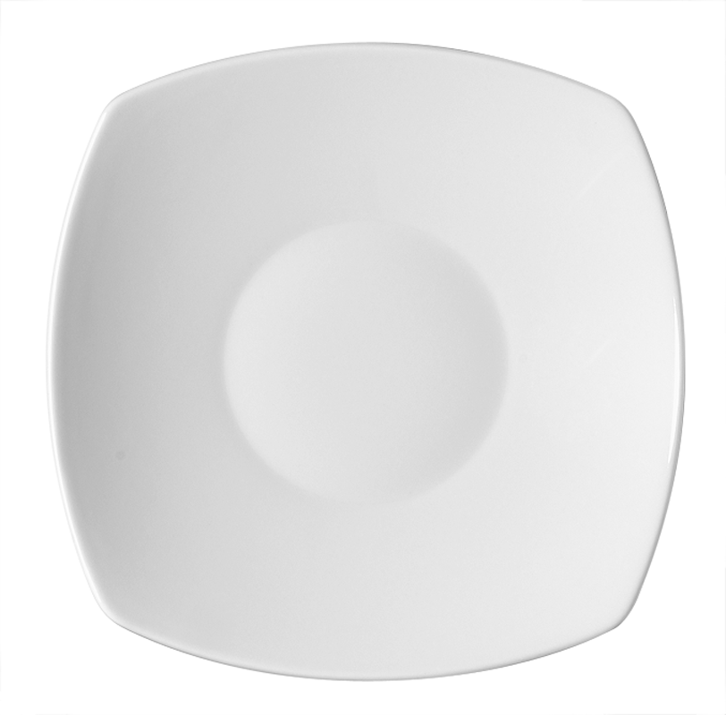 Bauscher, Options - Teller tief coup 4-eckig, weiss, uni, 30 cm/ 1,06 ltr