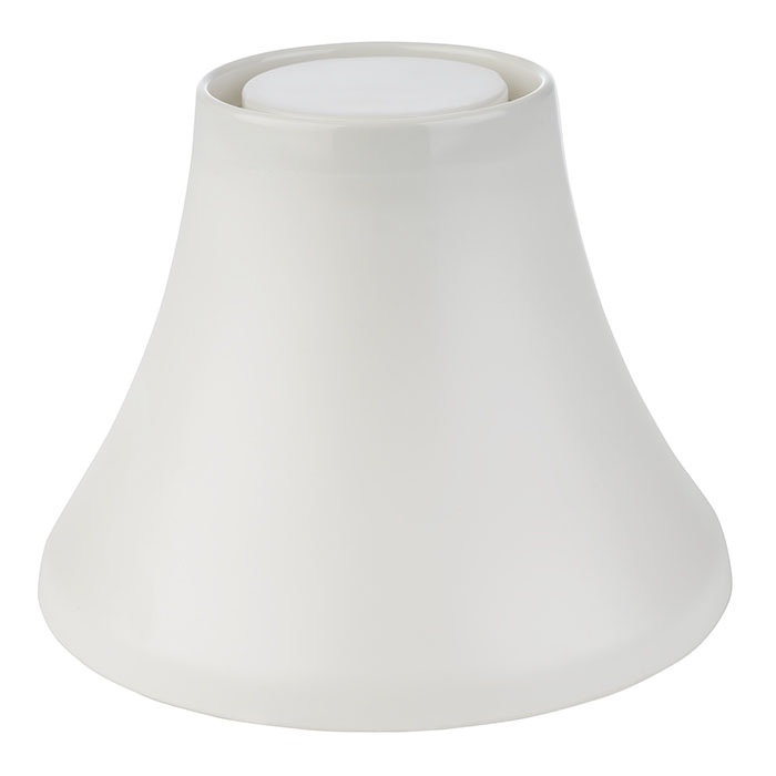 Ständer FRIDA, D: 16,5 cm, H: 12 cm, Melamin, weiß, mit Antirutsch-Ring