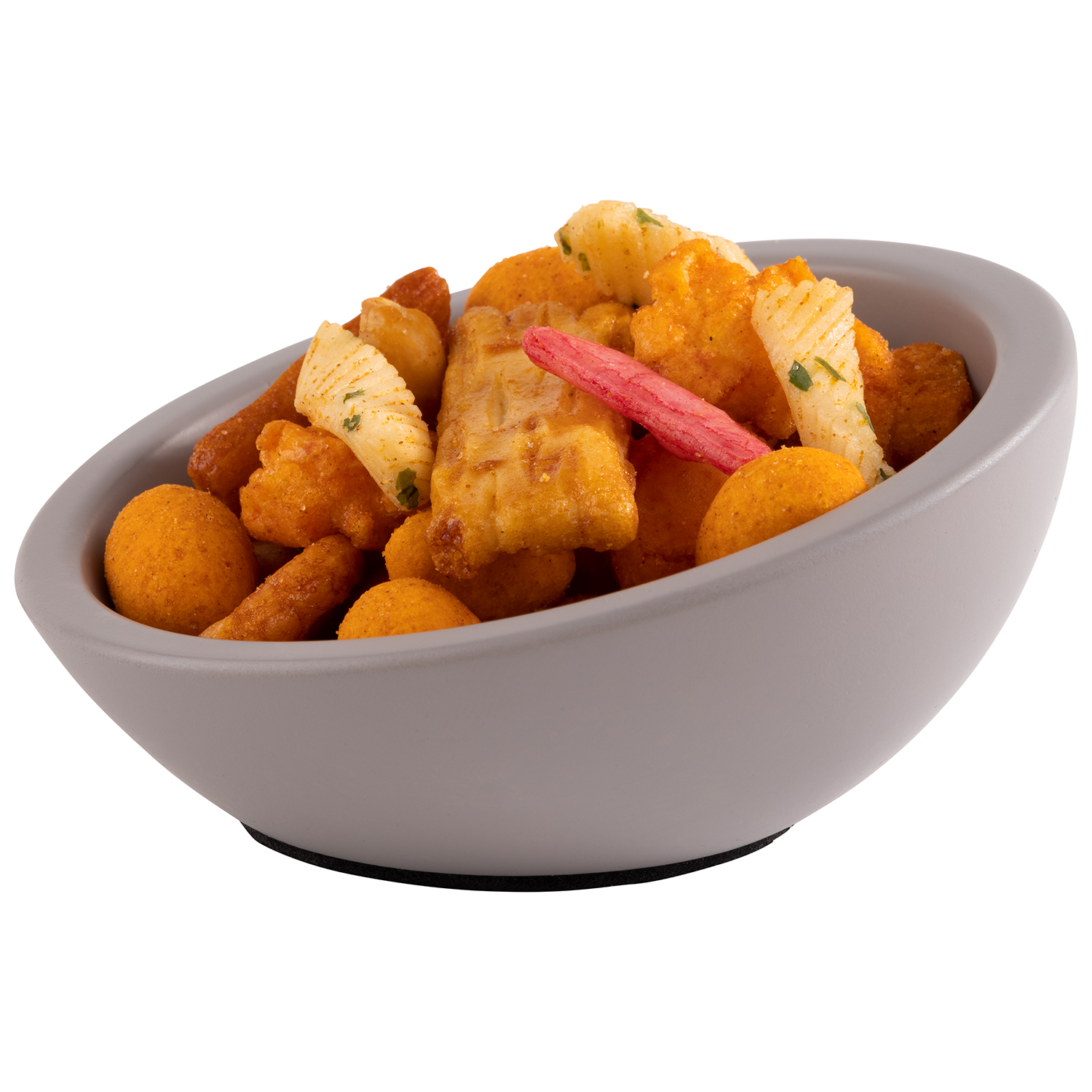 Schale ELEMENT, 3er-Set, Beton, möbelschonende Unterseite, D: 10 cm, H: 4,5 cm, I: 0,05 ltr.