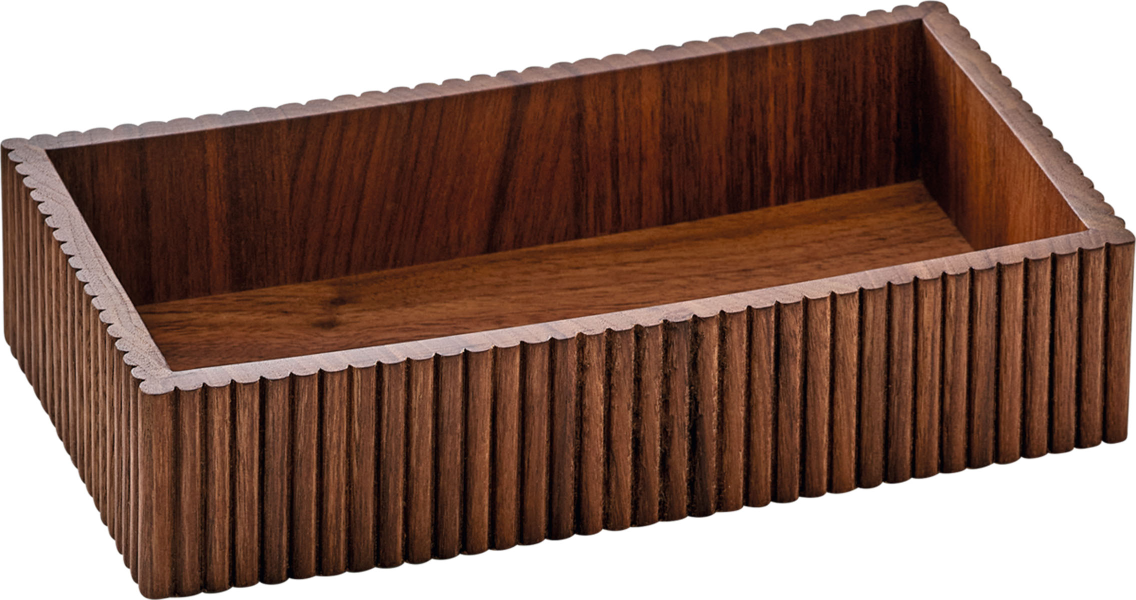 Playground, Holz - CESTO : Korb, Nussbaum, 21 x 11 cm