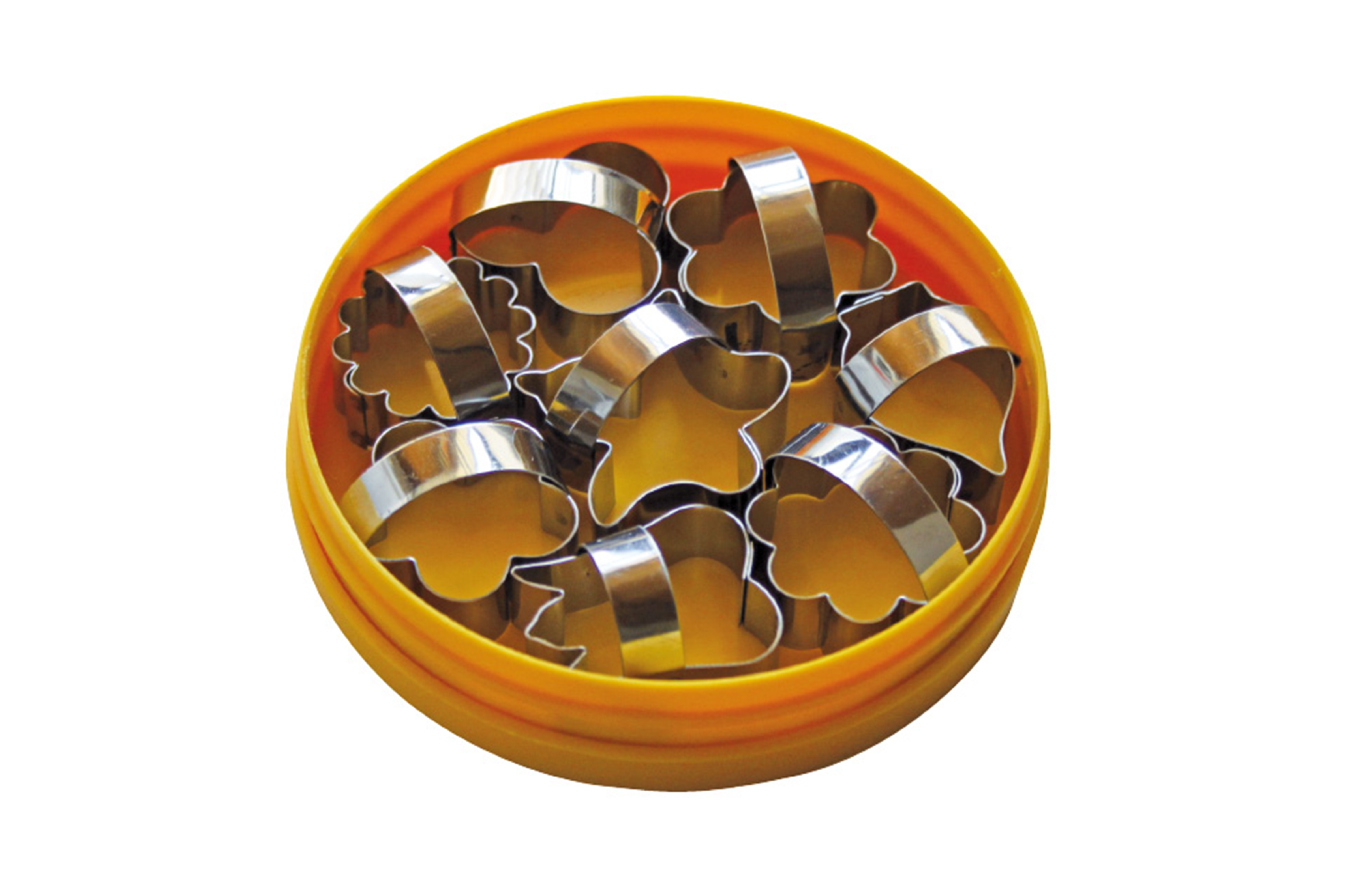 Dekor-Ausstecher im Satz Blumen 8-teilig, Edelstahl