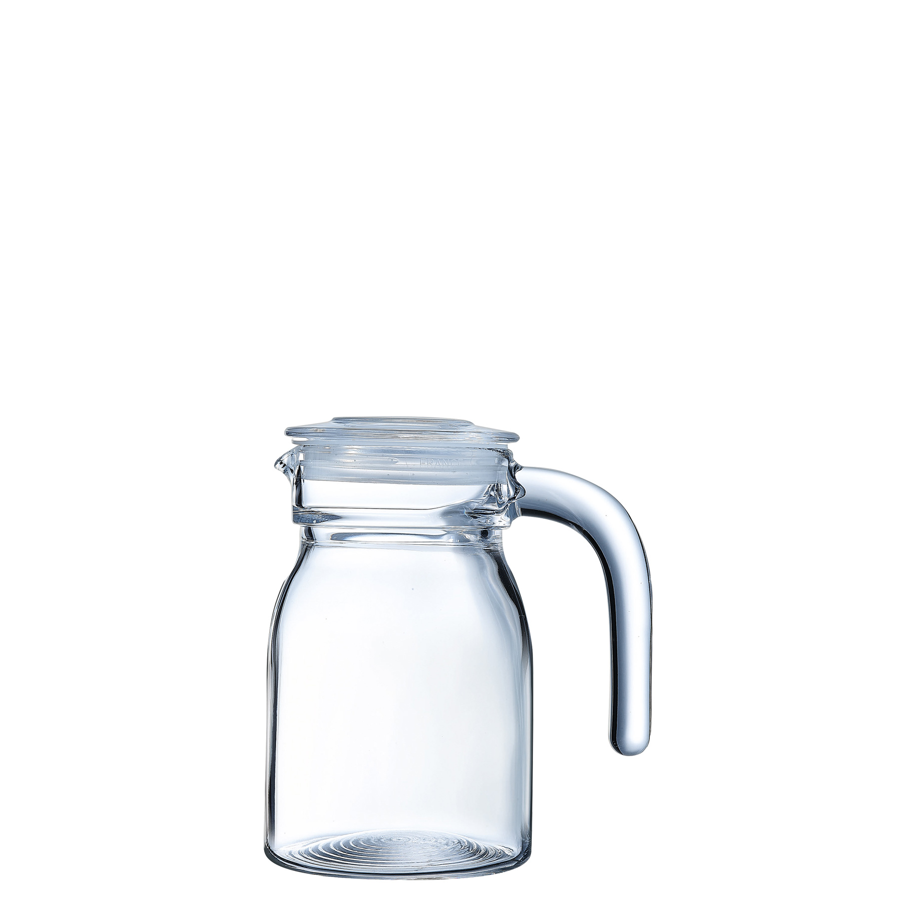 Kühlschrankkrug Spring m. Glasdeckel 50 cl, I: 500 ml, H: 155 mm, D: 130 x 90 mm