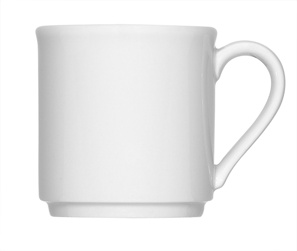 Bauscher, Maitre - Espresso-Obere stpb., weiss, uni, 0,09 ltr.