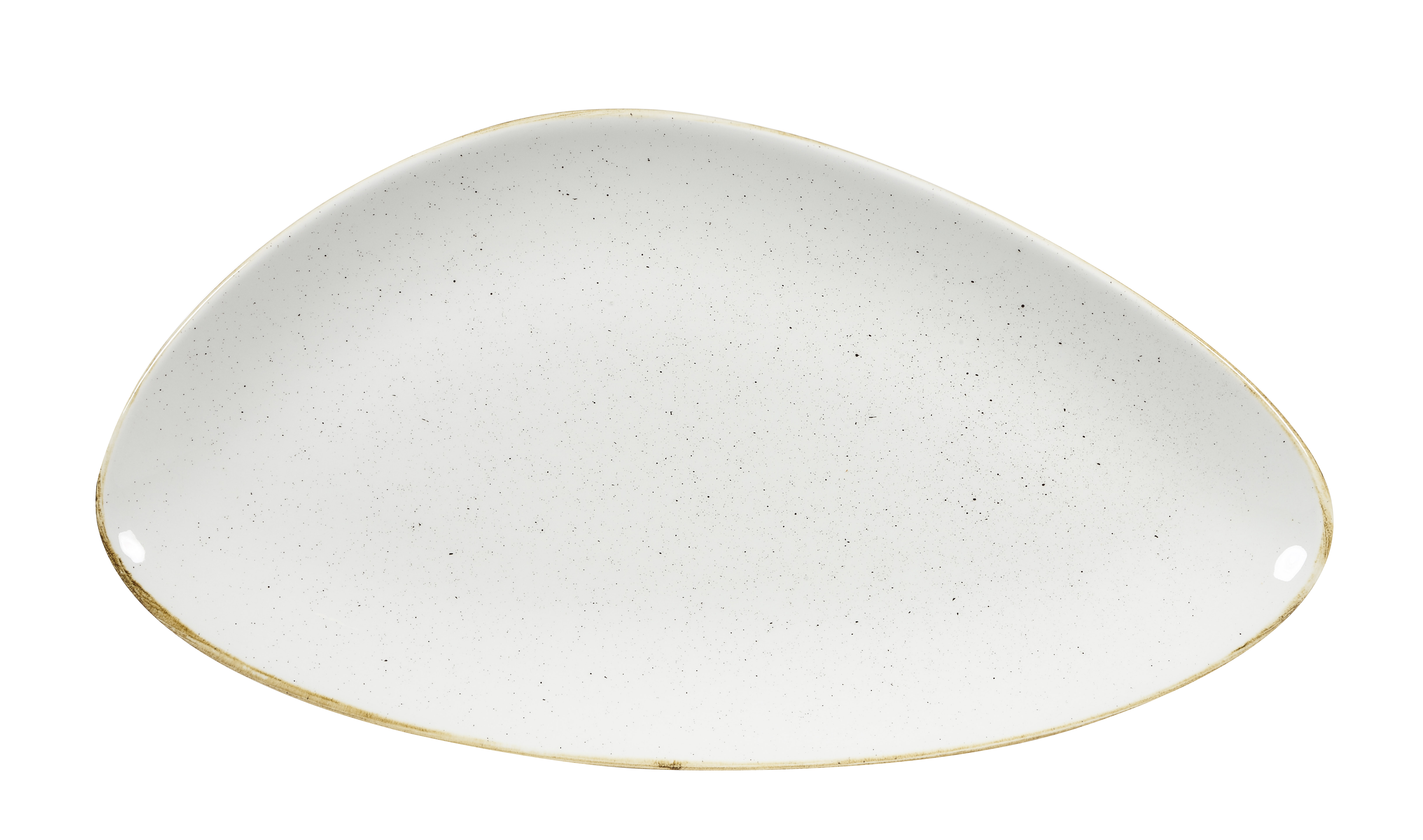 Churchill, Stonecast : Barley White - Platte dreieckig, 35,5 x 18,8 cm