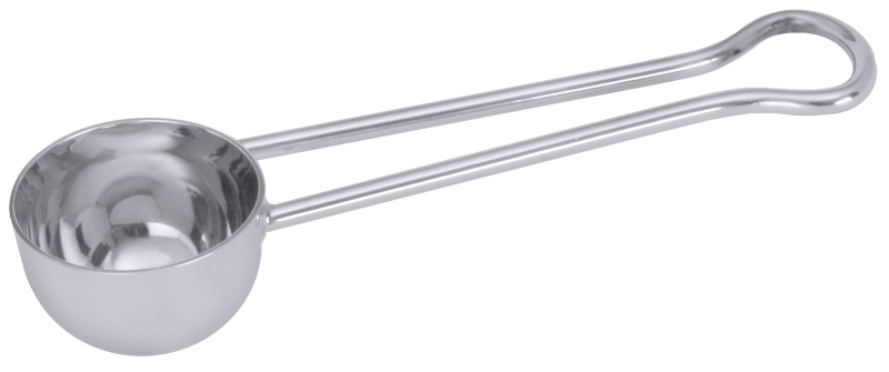 Kaffeeportionierer mit Drahtgriff, Edelstahl, I: 0,018 ltr., D: 3,8 cm, Stiellänge: 10 cm