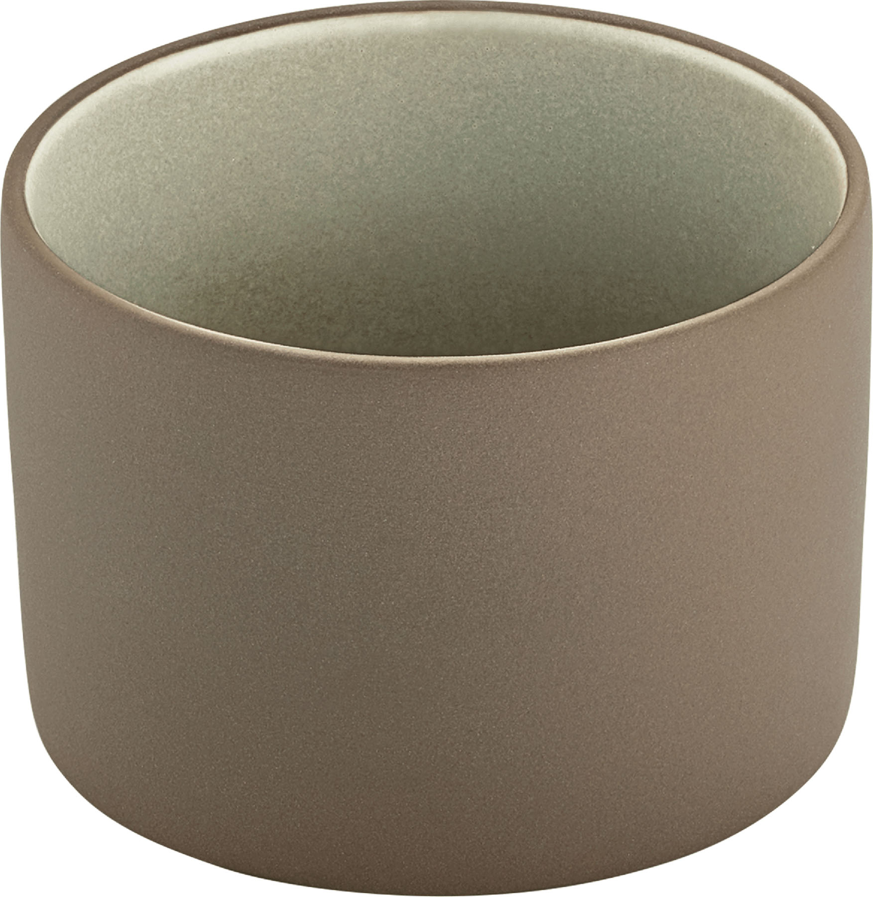 Playground, Steinzeug - 2in1 ARTISAN : Bowl/ Plateau beige-grau, 10 x 6,9 cm/ 0,38 ltr.