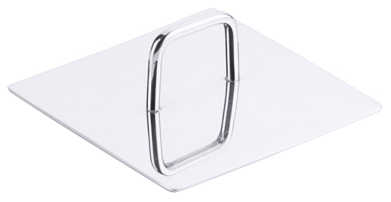 Stempel zu Schaumspeisenform, quadratisch, EdSt., 10 x 10 cm