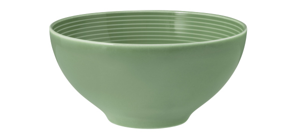 Seltmann Weiden, Beat : Salbeigrün - Schüssel rund mit Relief, 15,5 cm/ 0,77 ltr.