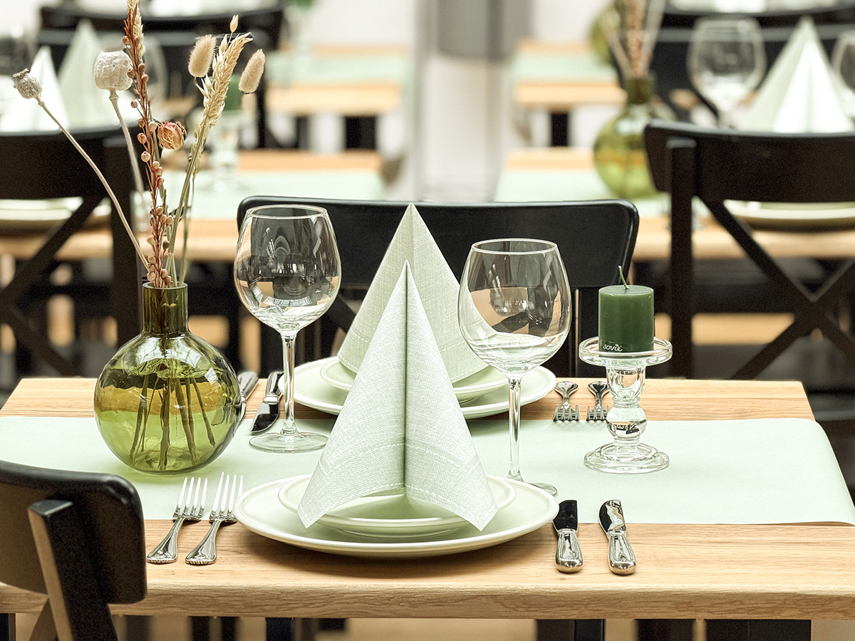 Servietten - ZIONE Linclass-Premium 40 x 40 cm