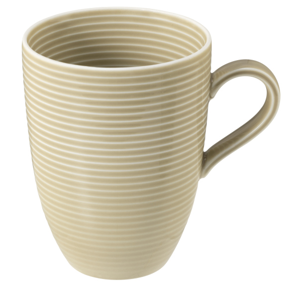 Seltmann Weiden, Beat : Sandbeige - Becher m. Hkl. u. Relief, 0,35 ltr.