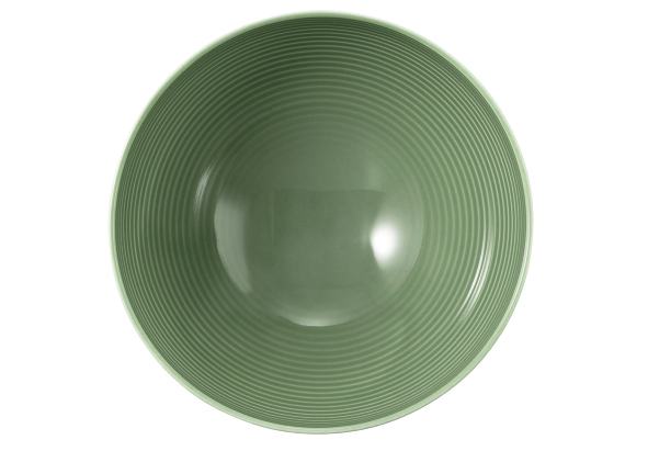 Seltmann Weiden, Beat : Salbeigrün - Schüssel rund mit Relief, 15,5 cm/ 0,77 ltr.
