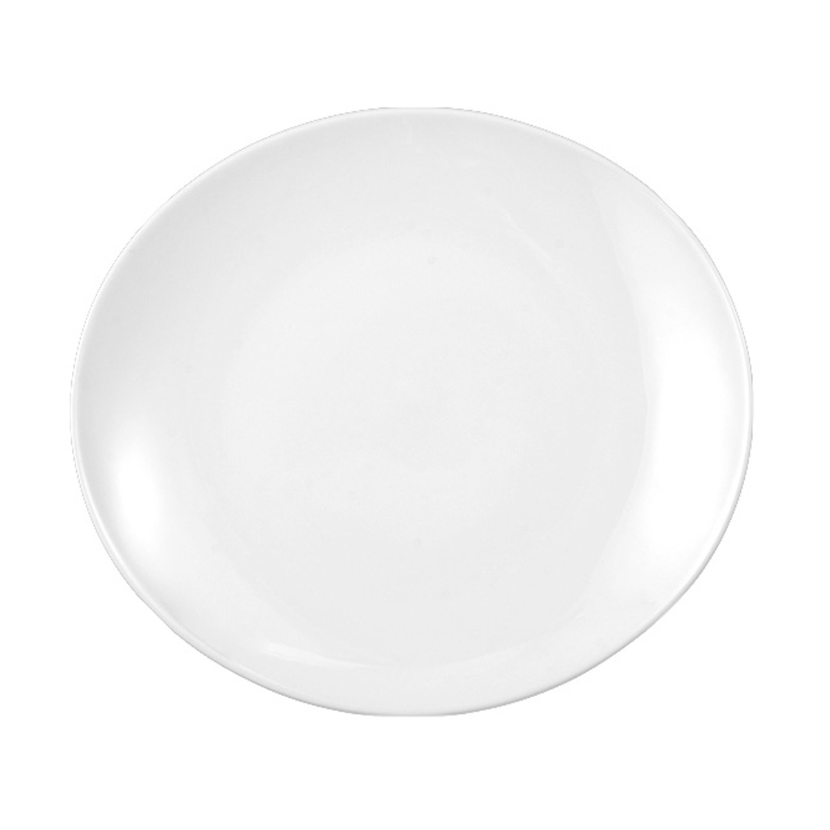 Seltmann Weiden, Meran, Steak & More - Teller oval 5192, weiss, uni, 29 cm