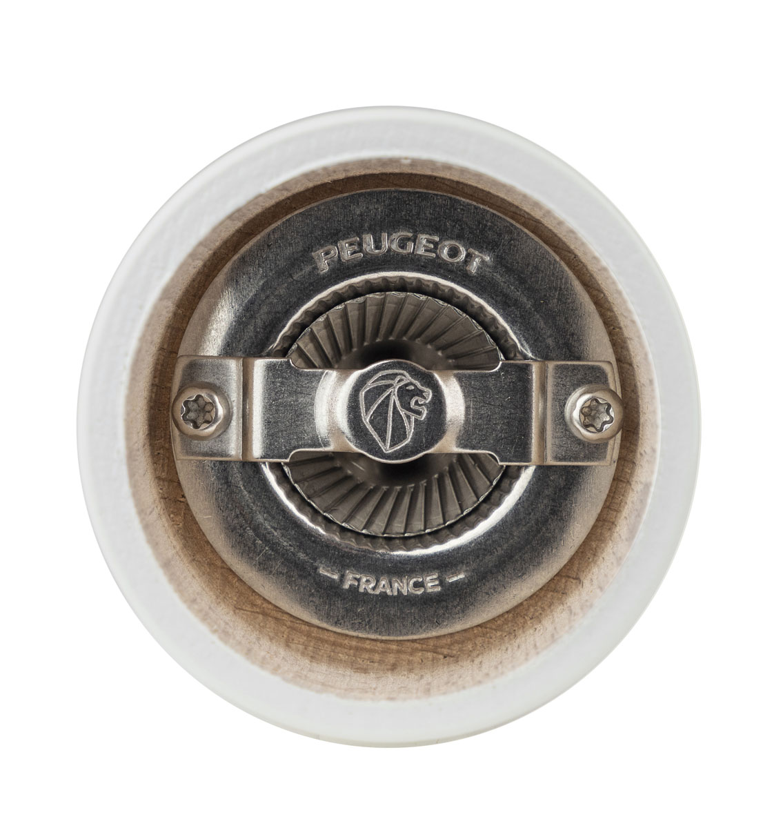 Peugeot : Bistrorama - Salzmühle, manuelle Holz-Mühle, Größe: 10 cm, Farbe: perlgrau