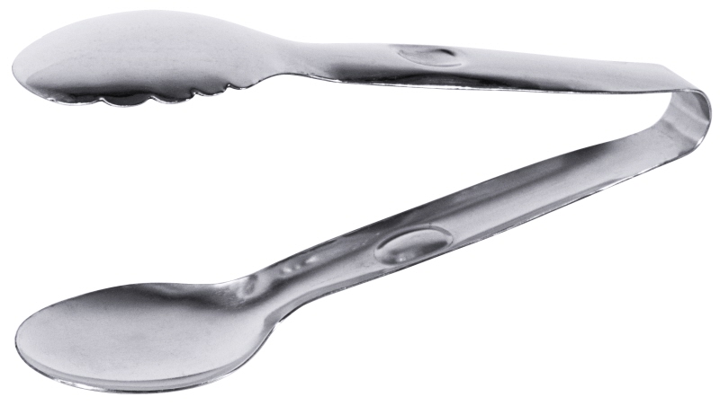 Salatzange, fugenlos, Edelstahl, L: 22 cm