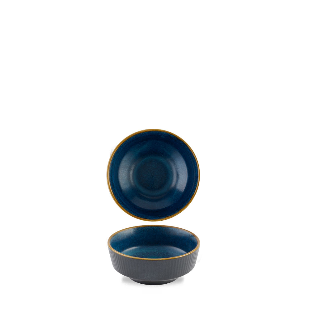 Churchill, Nourish : Tokyo Blue Bi-Color - Shallow Bowl 11,5 x 5 cm/ 0,26 ltr.