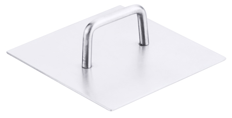 Stempel zu Schaumspeisenform, quadratisch, EdSt., 8 x 8 cm