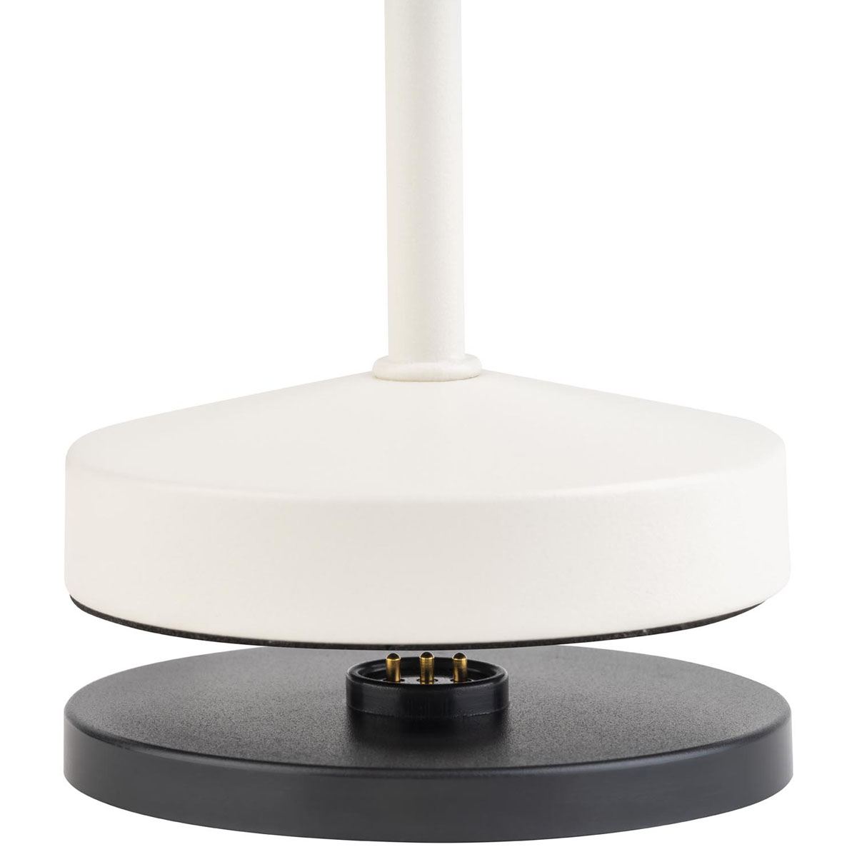 Tischleuchte ALVA, Metall, Farbe: whisper white, 1x LED 1,0 W / 100 lm, dimmbar in 3 Stufen, D: 8 cm, H: 20 cm