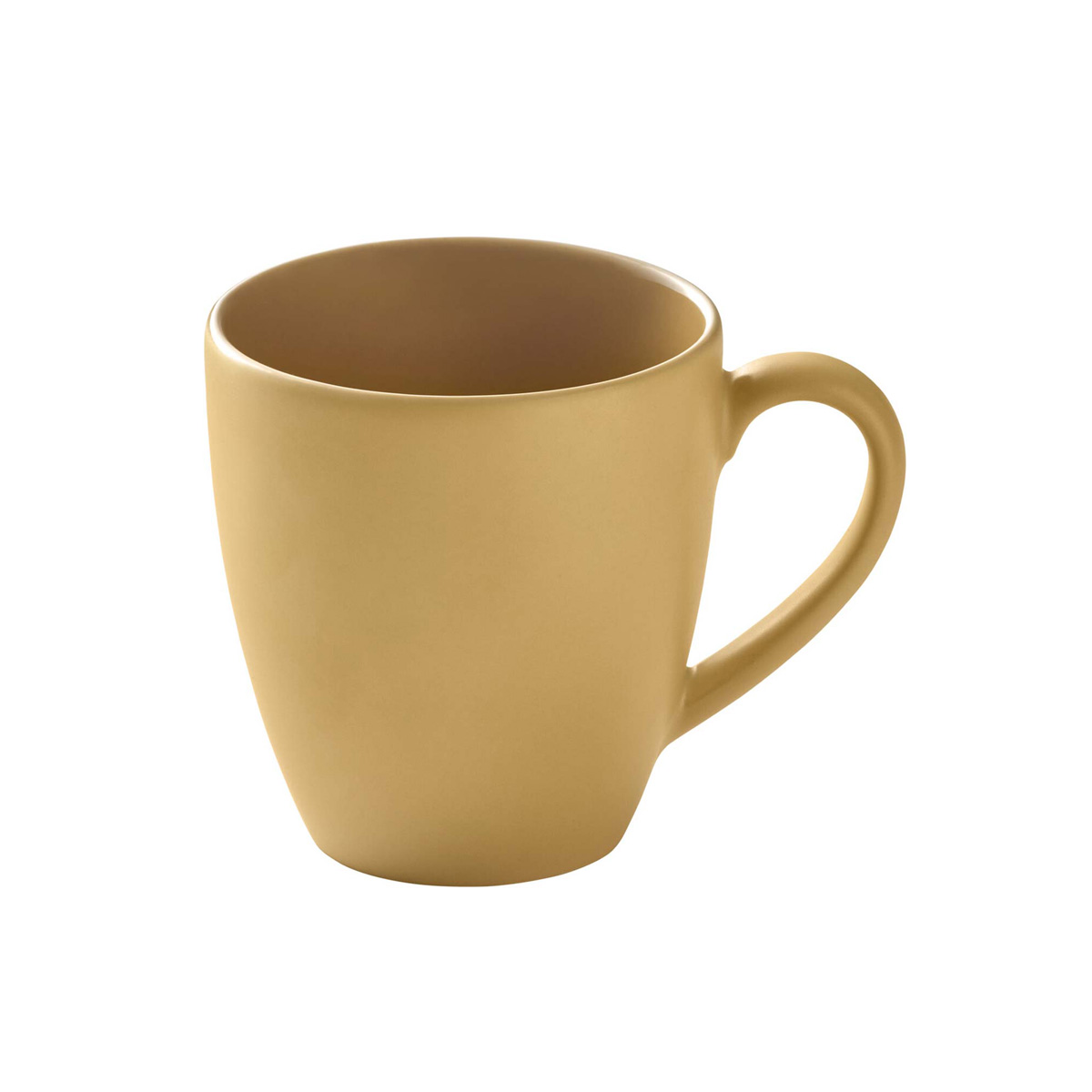 Bauscher, Sandstone : Dekor 700667 Dark Yellow Uni - Kaffeebecher 0,32 ltr.