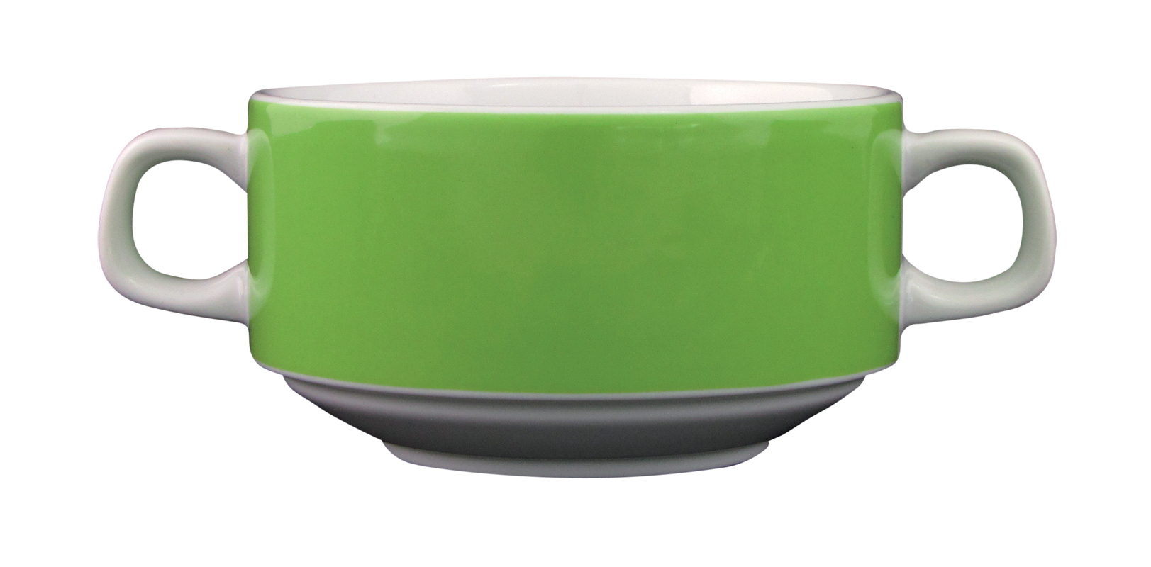 Eschenbach, Color - Suppen-Obere stapelbar, weiss/ grün, 0,26 ltr.