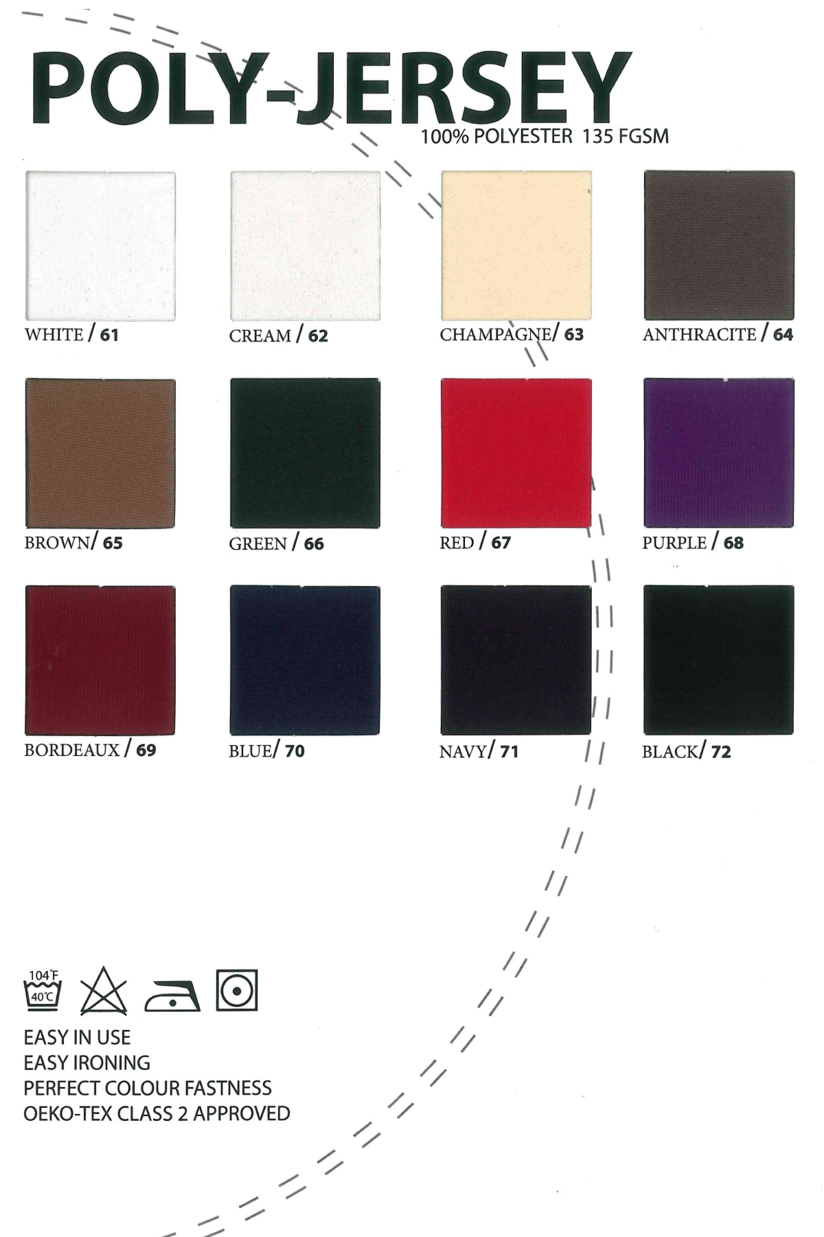 Stuhlhusse Excellent mit Schleife, Poly-Jersey 140 g/ m²