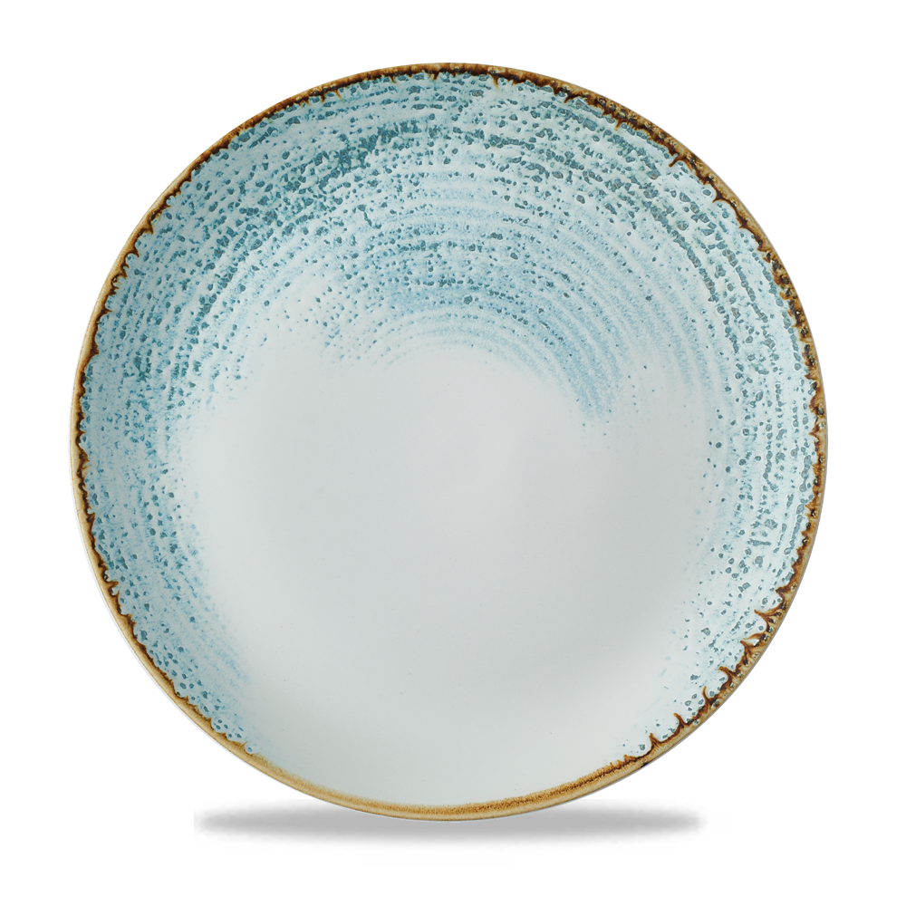 Churchill, Homespun Accents : Aquamarine - Teller flach Coup, 28,8 cm