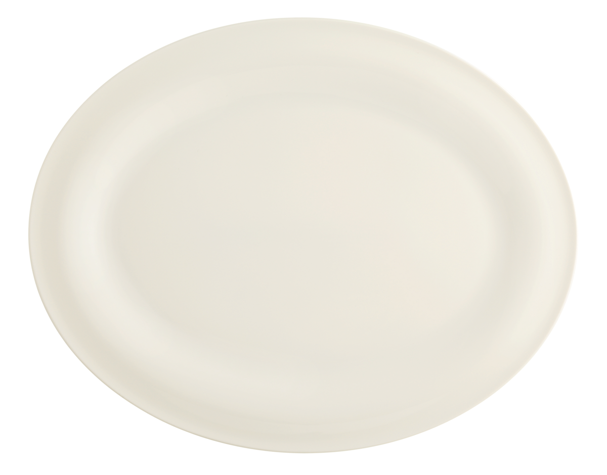 Seltmann Weiden, Maxim - Platte oval, creme, uni, 35 cm
