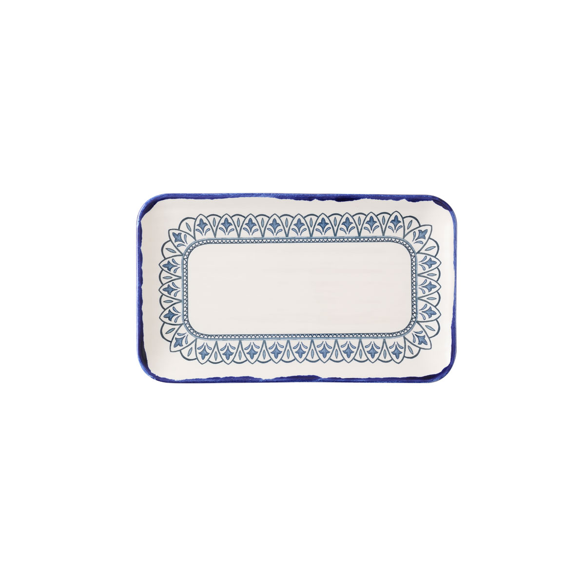 Dudson, Harvest Mediterranean : Moresque Ink - Tablett/ Platte rechteckig organisch, 27 x 16 cm
