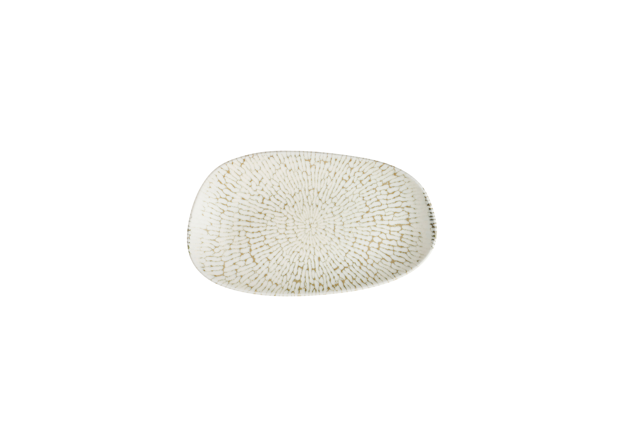 Churchill, Cascade : Taupe - Opal-Platte Organisch 22 x 13 cm