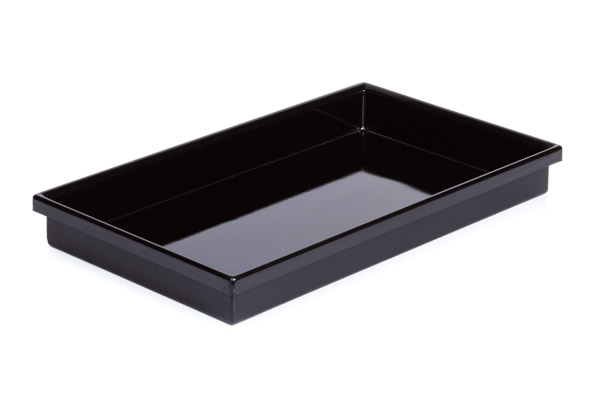 Polystyrolwanne GN 1/1 FRAMES 53 x 32,5 cm, schwarz