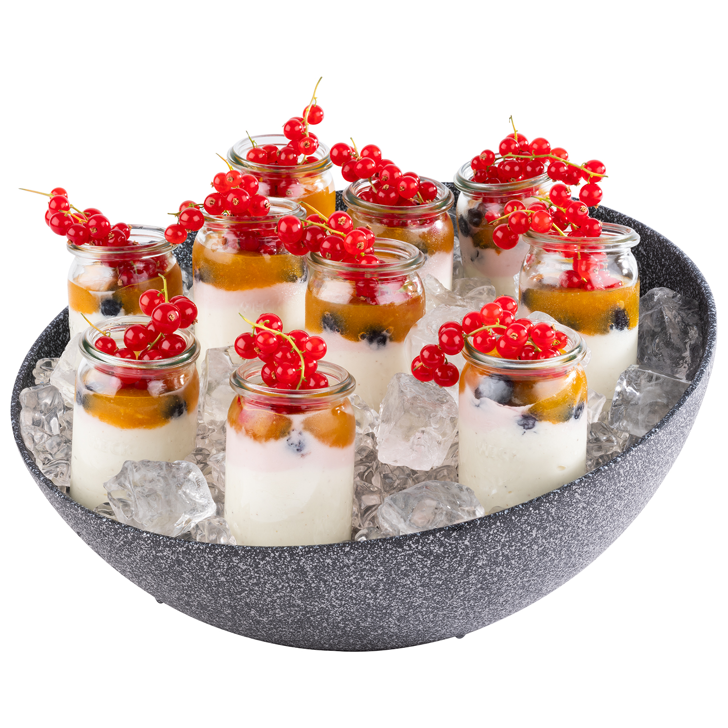 Schale FROSTFIRE D: 32,5 cm, Aluminium, antihaftbeschichtet, H: 8 - 14 cm Farbe: schwarz-silber