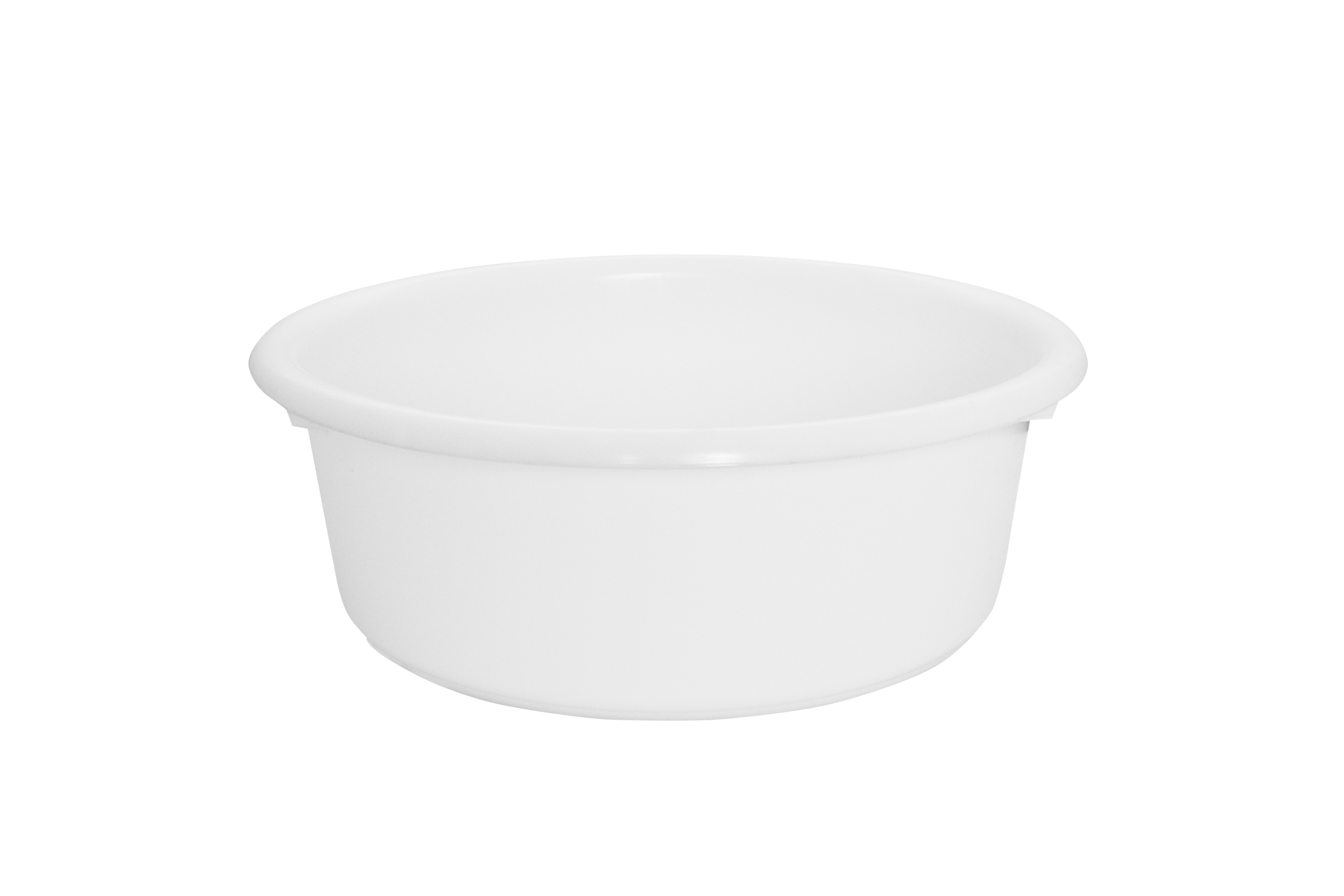 Teigwanne rund, PE weiss, D: 420 mm, H: 150 mm, Inhalt: 19 ltr.